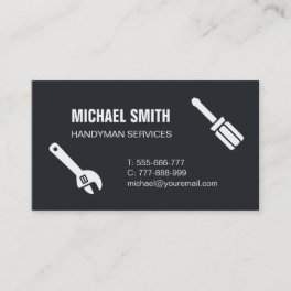 Handyman Tools Handyman Services Business Card