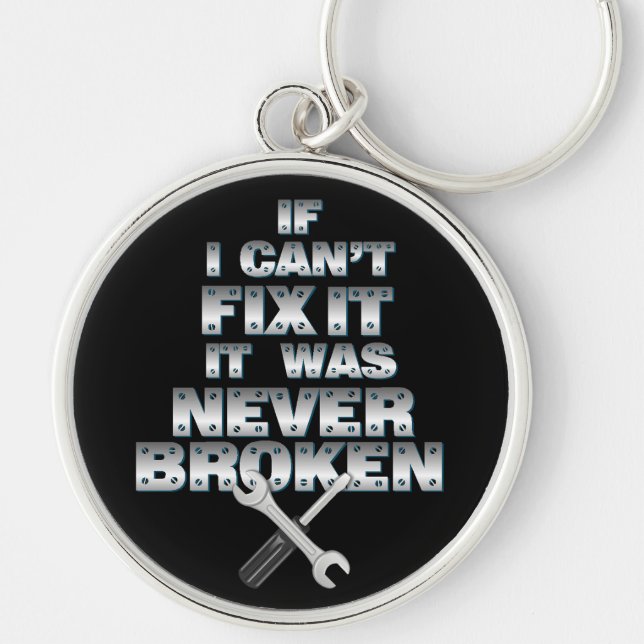 Handyman Tools Humor Key Chain (Front)