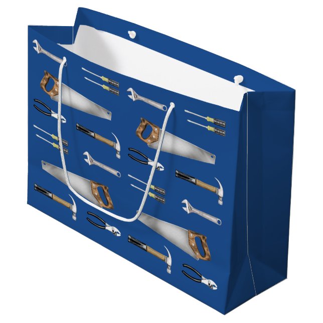 Handyman Tools Large Gift Bag (Front Angled)