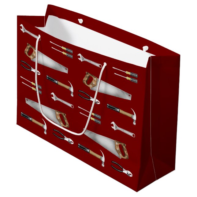 Handyman Tools Large Gift Bag (Front Angled)