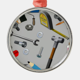 Handyman Tools Metal Ornament