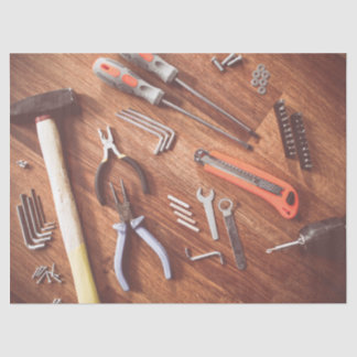 handyman tools tissue paper