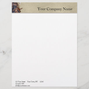 Handyman Tools Watercolor Letterhead