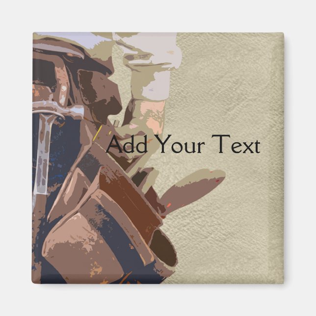 Handyman Tools Watercolor Magnet (Front)