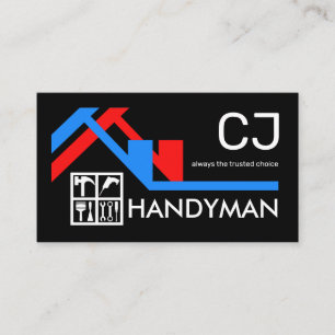 Handyman Window Frame Building Repairs Business Card