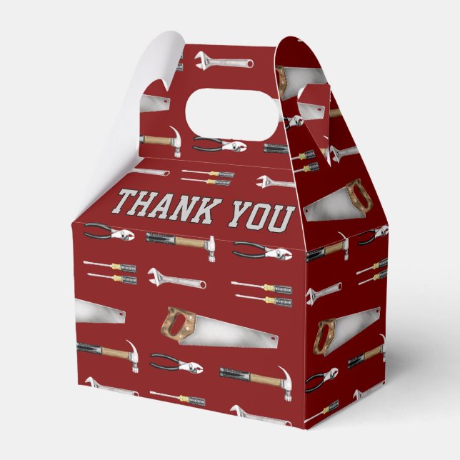 Handyman work tools  favor boxes (Front Side)