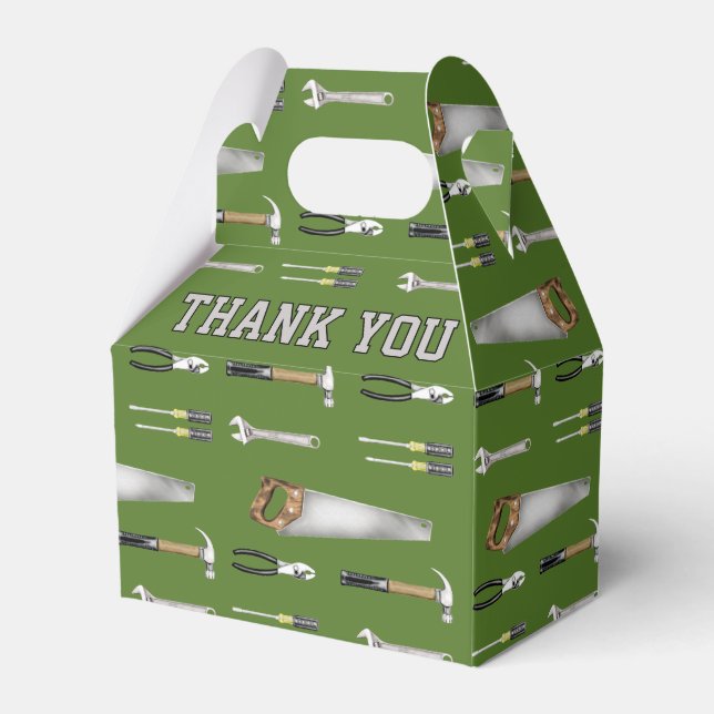 Handyman work tools  favor boxes (Front Side)