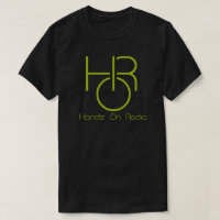Handz On Radio Logo Black Tee with text