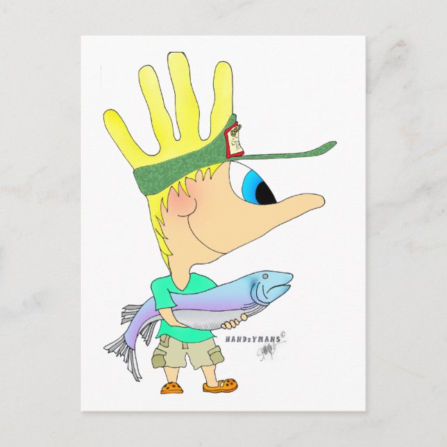 HANDzYMANS Postcard (Front)