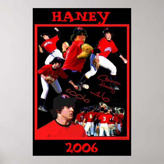 Haney Baseball Poster (Front)
