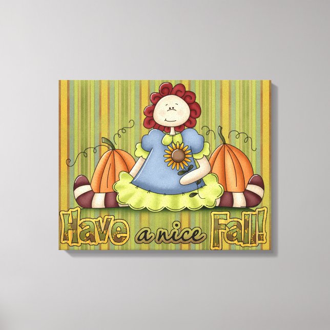 HANFall Wrapped Canvas Print (Front)