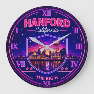Hanford California Historic Downtown Large Clock