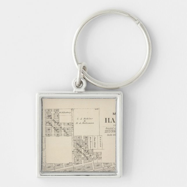 Hanford, Tulare County Keychain (Front)