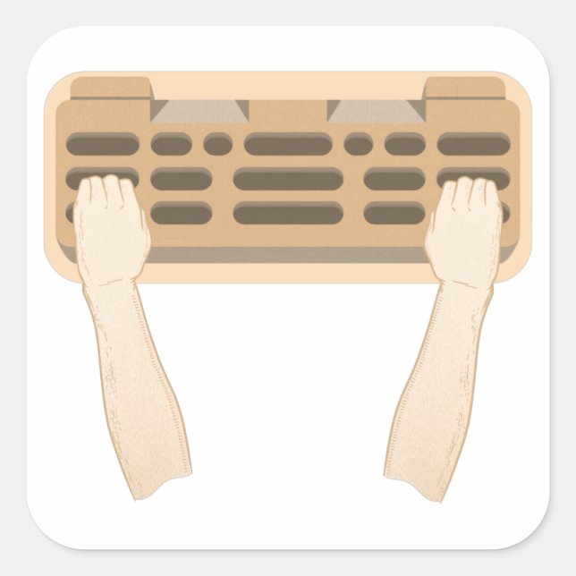 hang board smaller square sticker (Front)