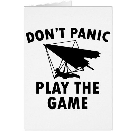 Hang glide  designs cards (Front)