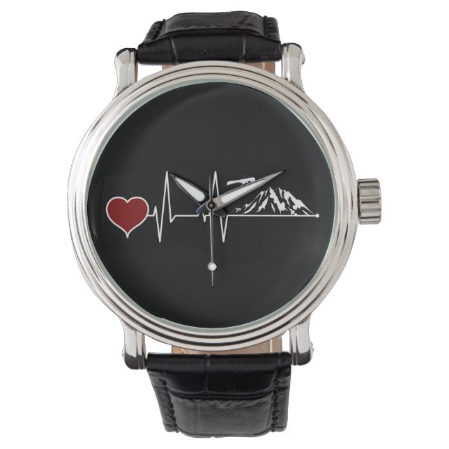 Hang Glider Hang Gliding Pilot Heartbeat Watch (Front)