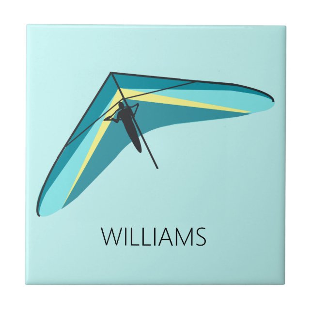 Hang Gliding Ceramic Tile (Front)