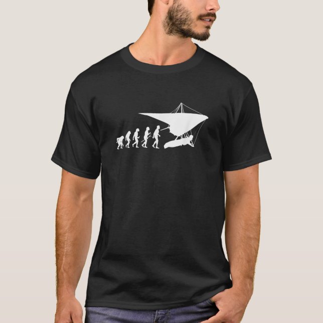 Hang Gliding Evolution Hang Glider  T-Shirt (Front)