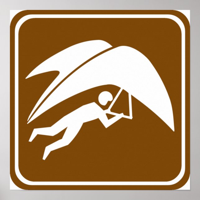 Hang Gliding Highway Sign (Front)