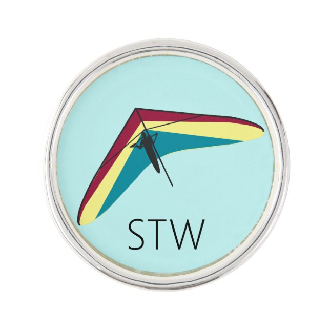 Hang Gliding Lapel Pin (Front)