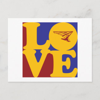 Hang Gliding Love Postcard