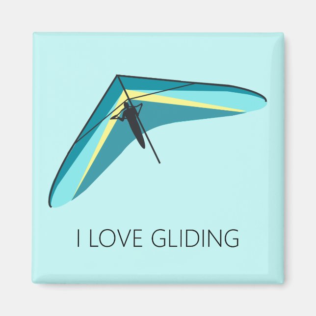 Hang Gliding Magnet (Front)