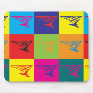 Hang Gliding Pop Art Mouse Pad
