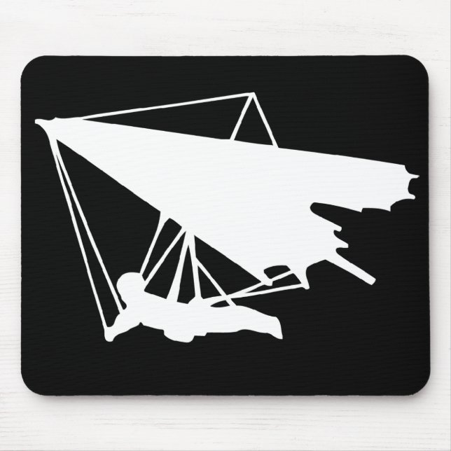 hang gliding silhouette mouse pad (Front)