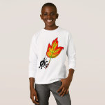 Hang Gliding Spider Long-Sleeve T-Shirt, Kids T-Shirt