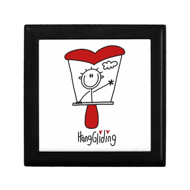 Hang Gliding Stick Figure Gift Box (Front)