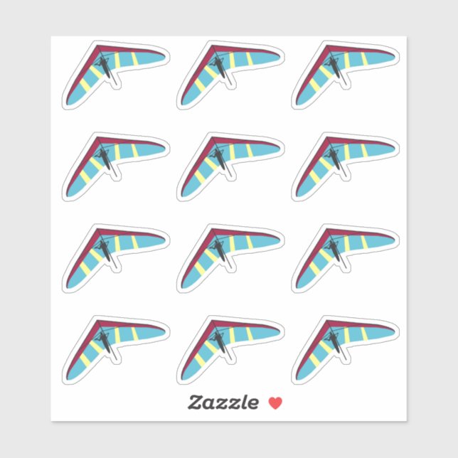 Hang Gliding Sticker (Sheet)