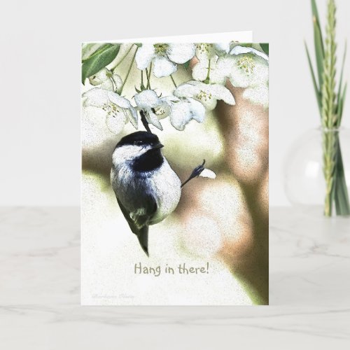 Hang in there_blatheringGet_Well Card