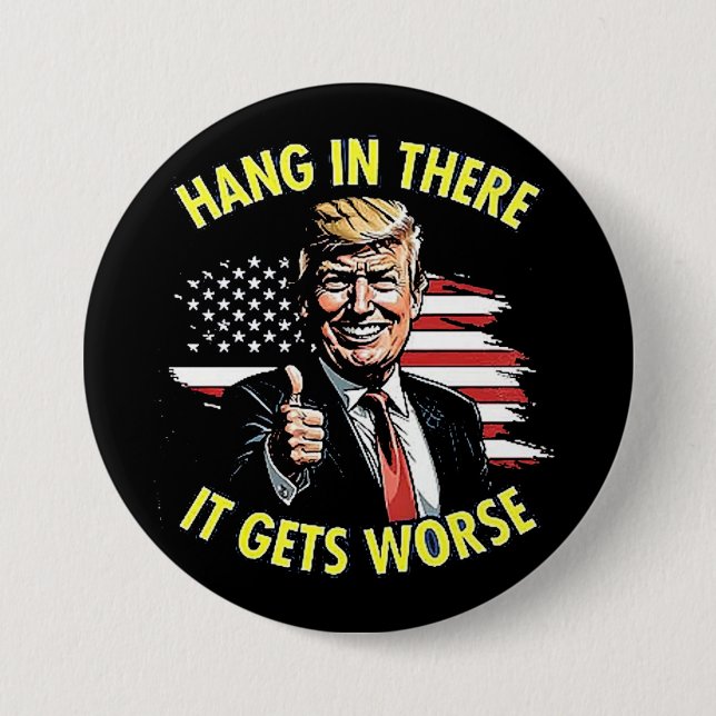 hang in there button (Front)