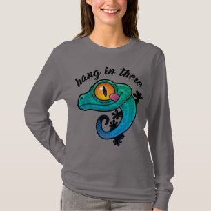 Hang In There Colorful Gecko T-Shirt