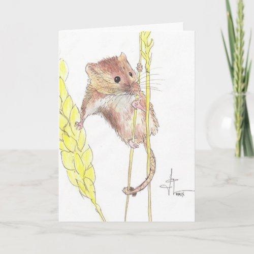 Hang In There Dormouse Card