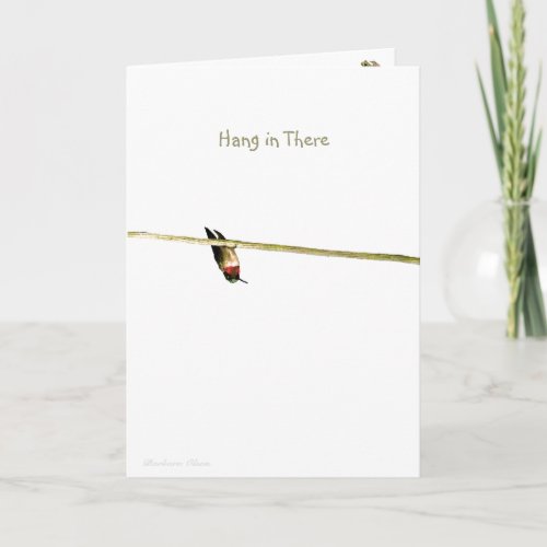 Hang in There Neighborhood is Roosting for You Card