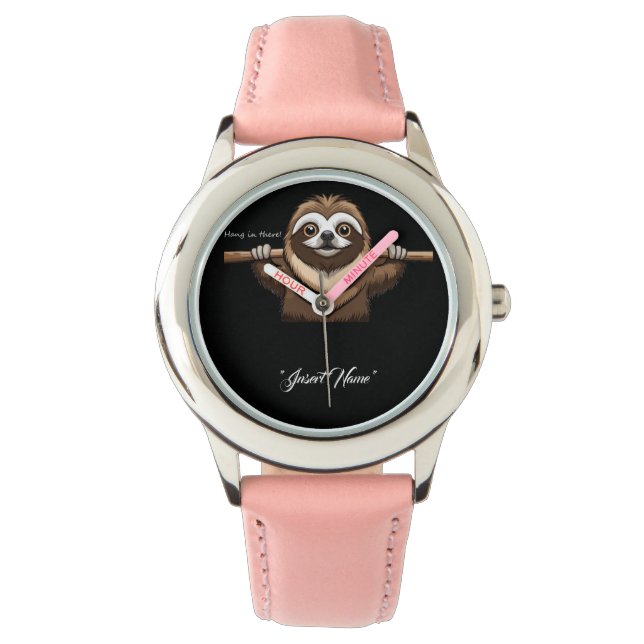 "Hang in There": Sloth's Encouraging Words  Watch (Front)