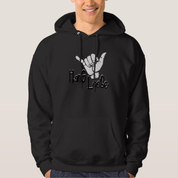 Hang Loose  Bro! Cool Hand Sign Hoodie by RetroZone at Zazzle