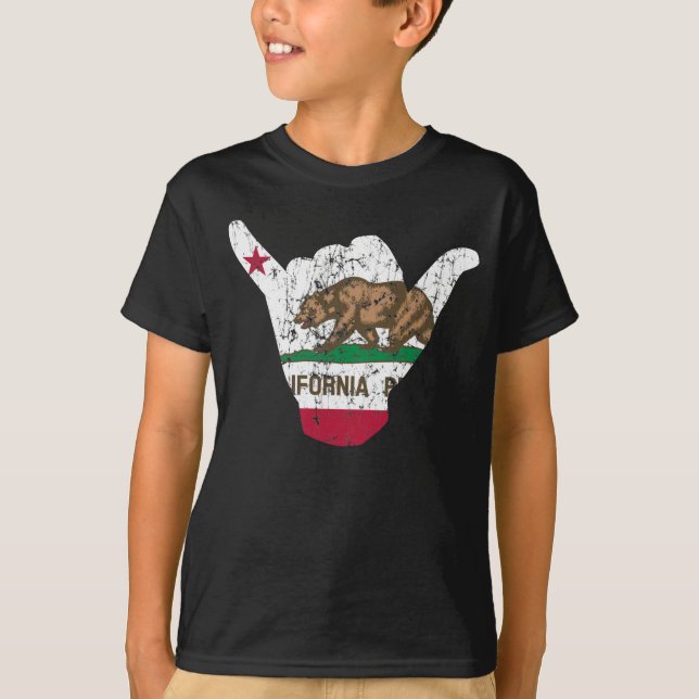 Hang Loose California Flag T-Shirt (Front)