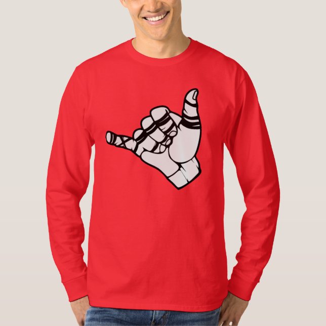 Hang loose Shaka BJJ T-Shirt (Front)