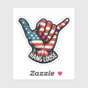 Hang Loose Sticker