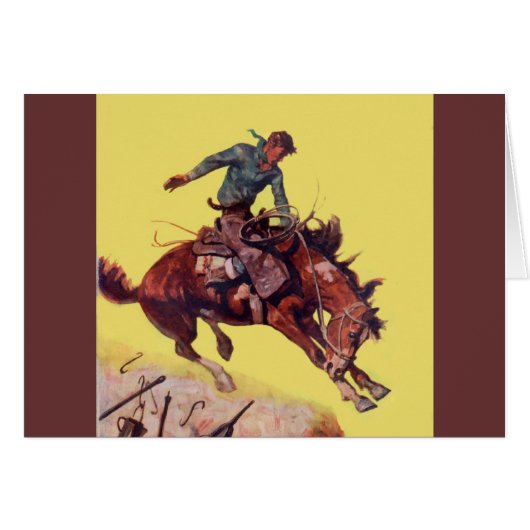 Hang On Cowboy Cards (Front Horizontal)