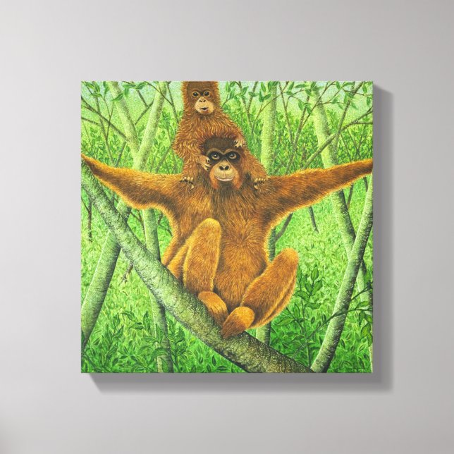 Hang on in there canvas print (Front)