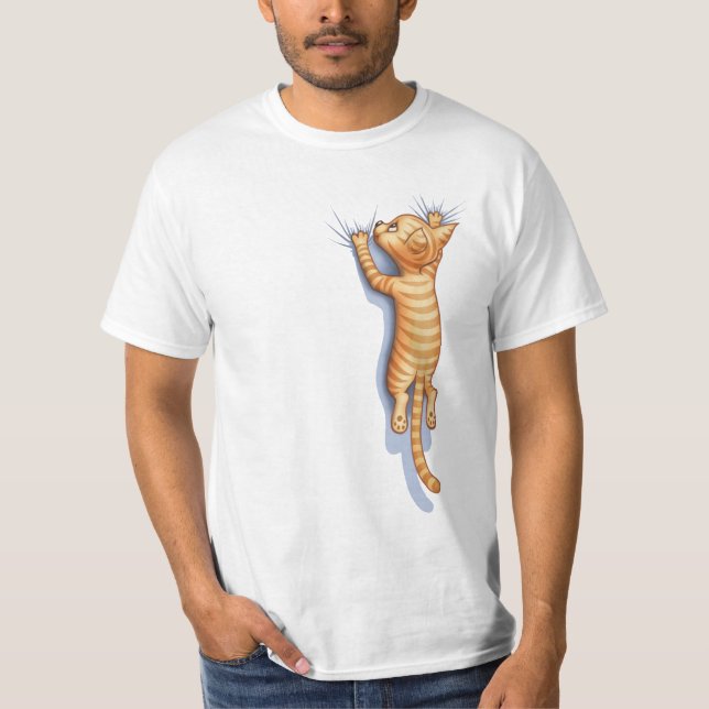 Hang On Kitteh T-Shirt (Front)