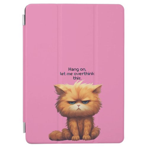 Hang on let me overthink this cat iPad air cover