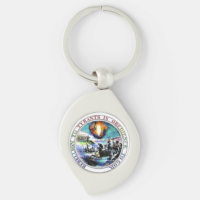 Hang on to your Keys to Freedom from Tyranny Keychain (Front)
