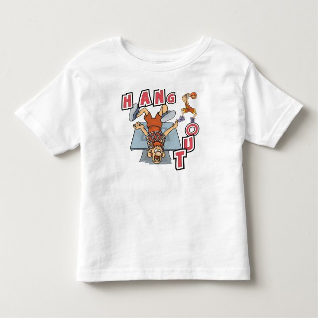 Hang Out Basketball Jersey Toddler T-shirt (Front)