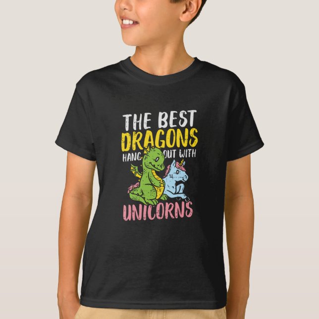 Hang Out With Unicorns - Gift T-Shirt (Front)