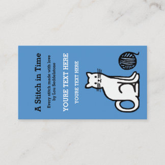 Hang Tag / Yarn / Crochet / Knit Cat