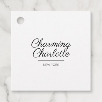 Hang Tags  Clothing Label  Store Sale Favor Tags by olicheldesign at Zazzle